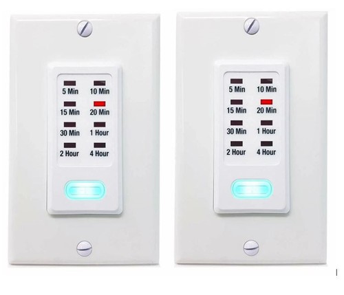 Wall light fan - light/fan, timer